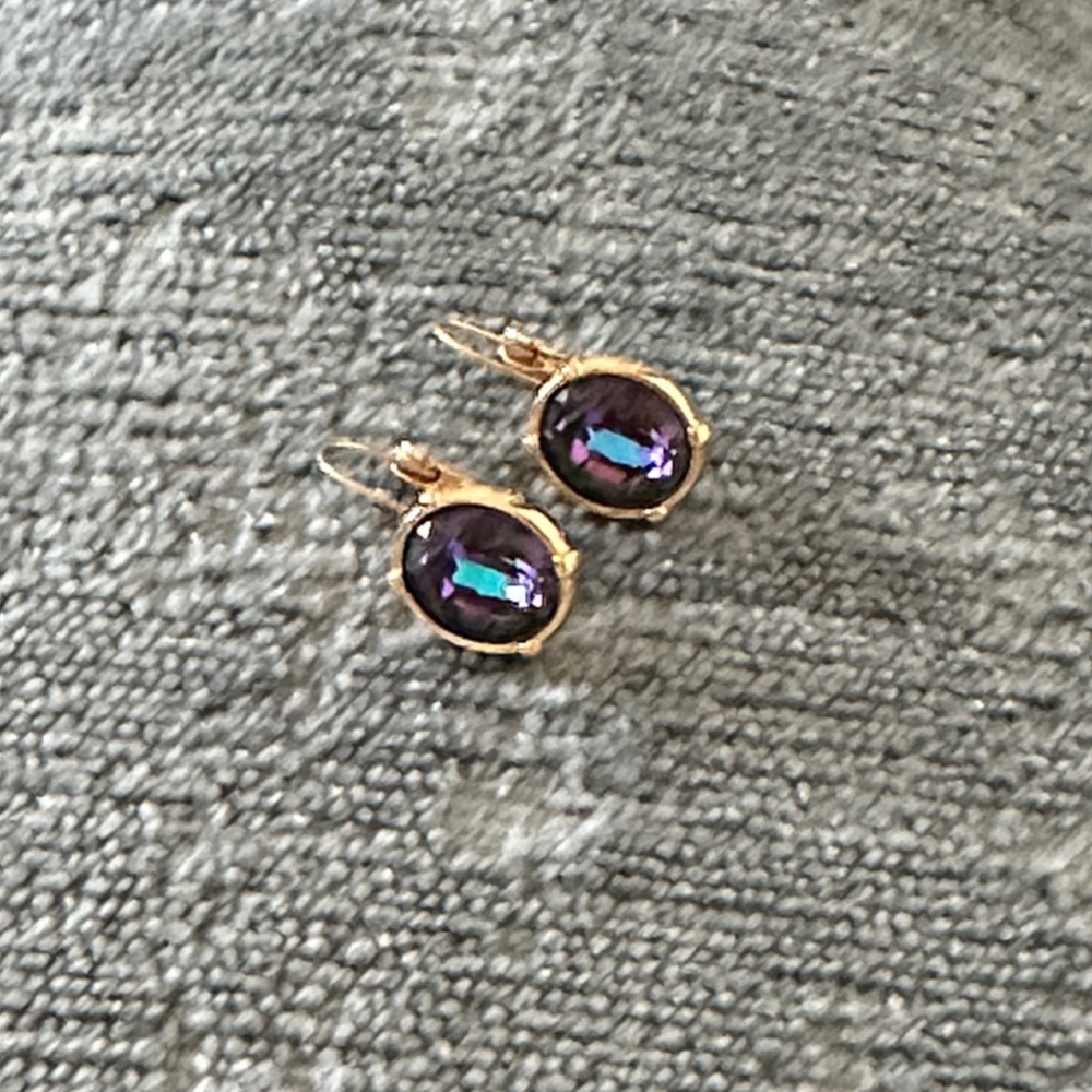 Swarovski Lever Back Earrings - Picture 2 of 6